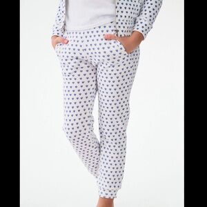 Roller Rabbit Blue Heart Pajama bottoms